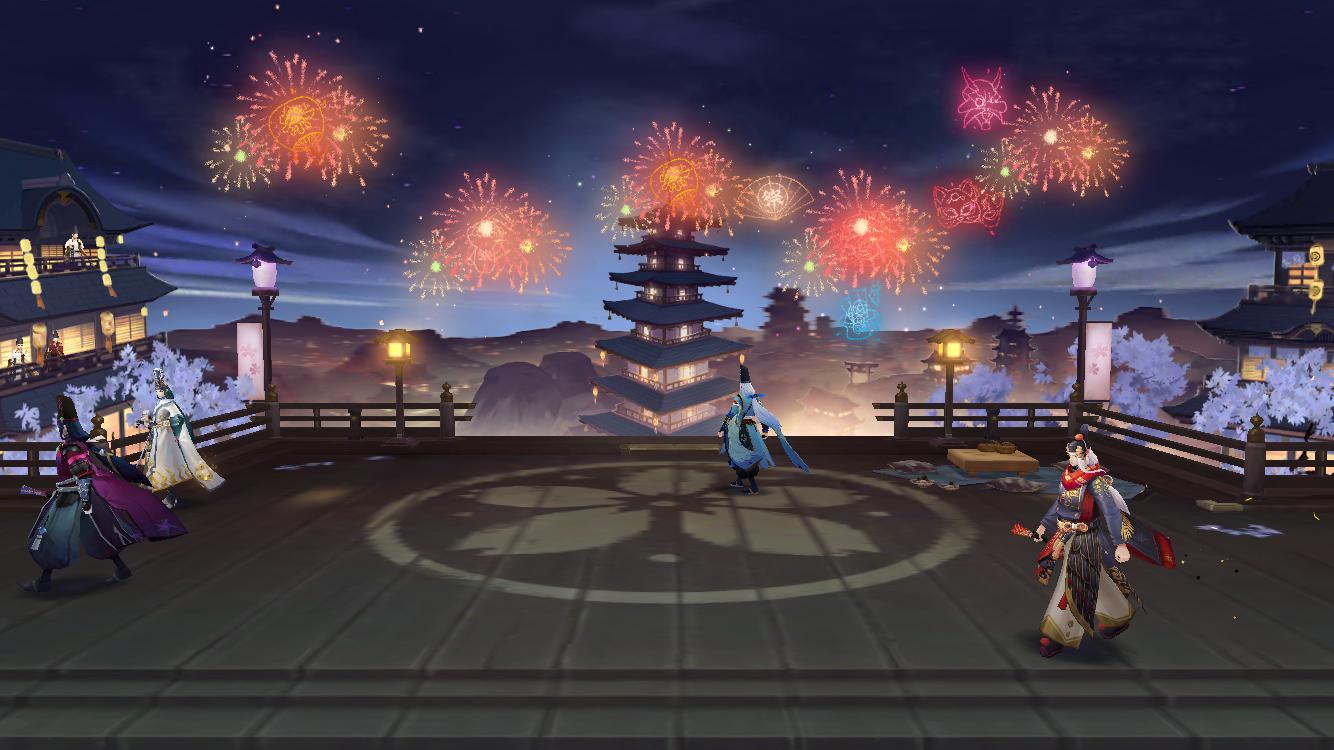 夏日花火祭 来自大神阴阳师圈子 云夜凌