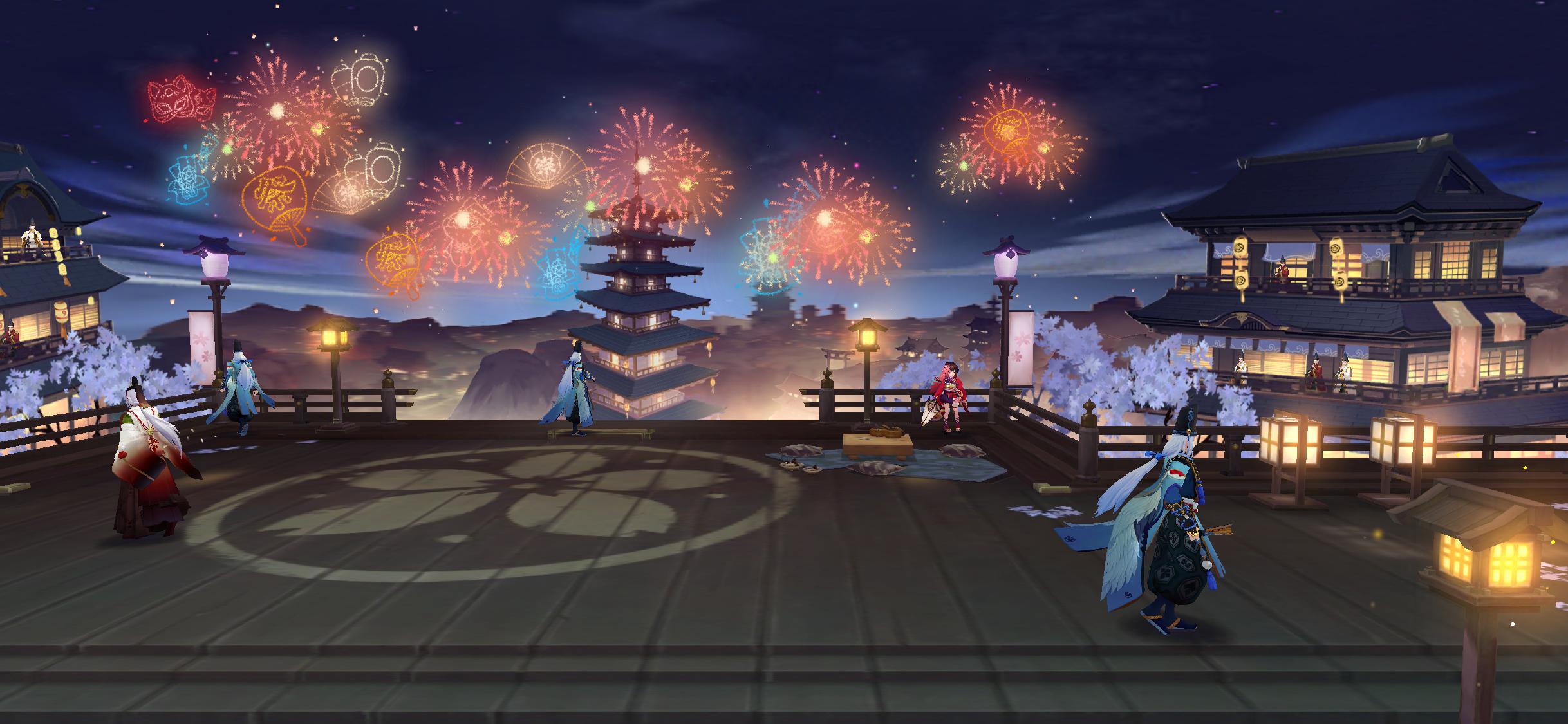夏日花火祭 来自大神阴阳师圈子 Hhjy