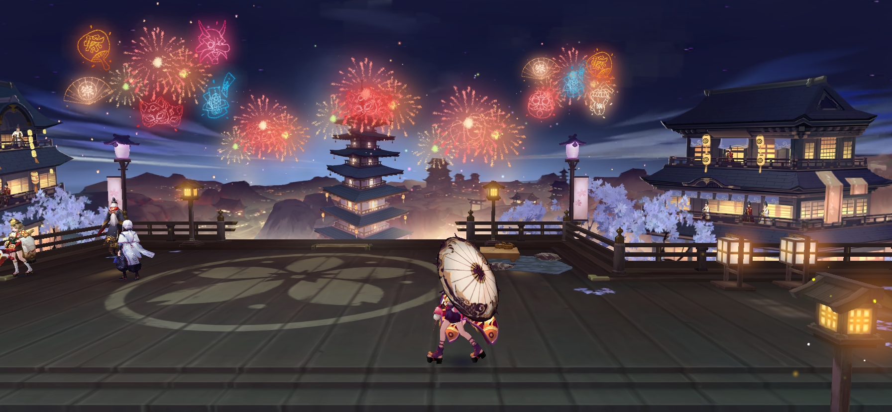 夏日花火祭 来自大神阴阳师圈子 旧歌鸣九天