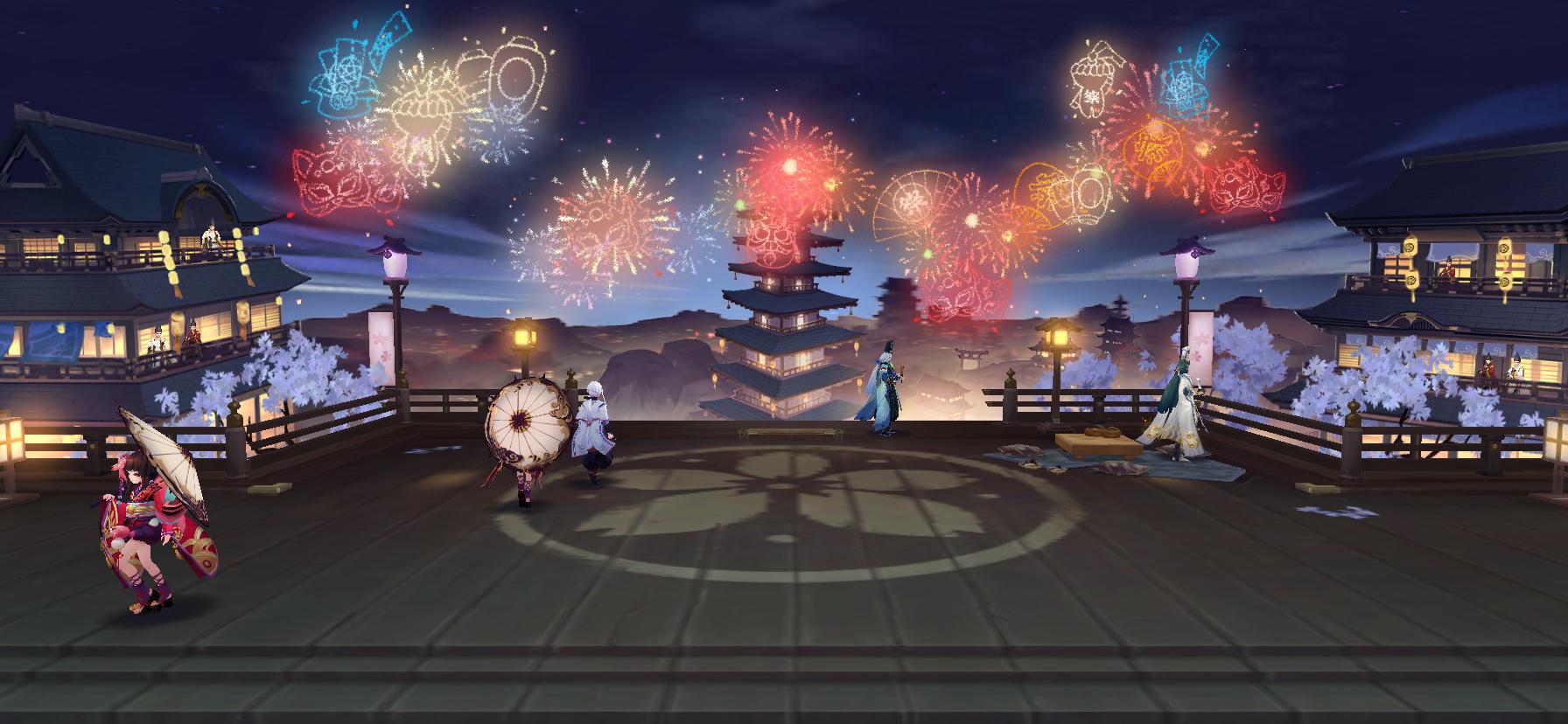夏日花火祭一个字 就是干 来自大神阴阳师圈子 爱上屯屯鼠